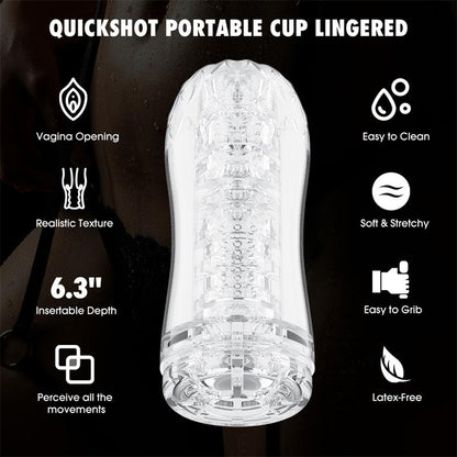 CHISA - QUICKSHOT PORTABLE CUP LINGERED MASTURBADOR
