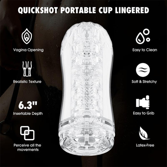 CHISA - QUICKSHOT PORTABLE CUP LINGERED MASTURBADOR