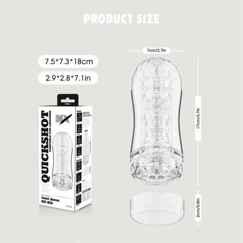 CHISA - QUICKSHOT PORTABLE CUP LINGERED MASTURBADOR