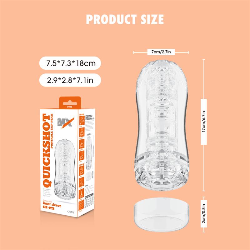 CHISA - QUICKSHOT PORTABLE CUP PEAK MASTURBADOR