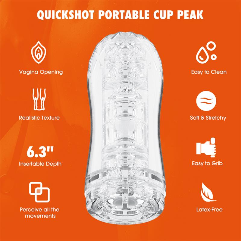 CHISA - QUICKSHOT PORTABLE CUP PEAK MASTURBADOR