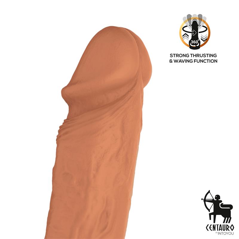 CENTAURO - QUINTUS DILDO CON VIBRACIÓN, THRUSTING Y WAVING 360º 9 - 23 CM