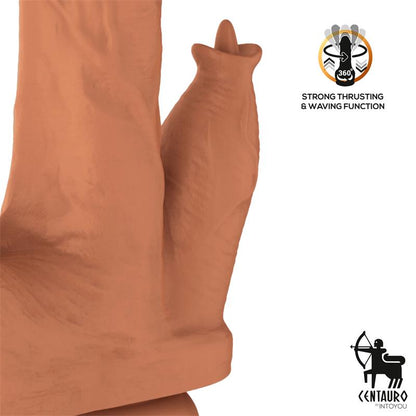 CENTAURO - QUINTUS DILDO CON VIBRACIÓN, THRUSTING Y WAVING 360º 9 - 23 CM