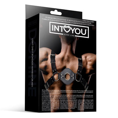 INTOYOU BDSM LINE - QUOVIS ARNÉS MASCULINO PARA BONDAGE CUERO VEGANO