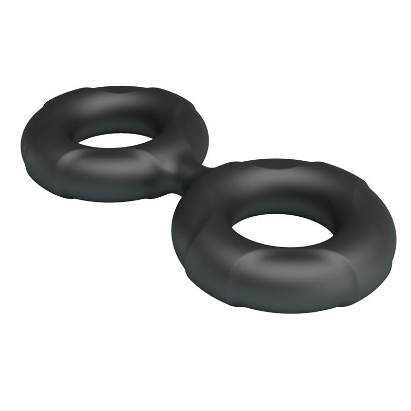 CRAZY BULL - RADWAN ANILLO PARA EL PENE DOBLE SILICONA MOD 19