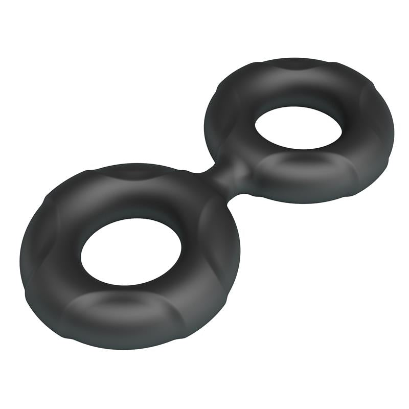 CRAZY BULL - RADWAN ANILLO PARA EL PENE DOBLE SILICONA MOD 19
