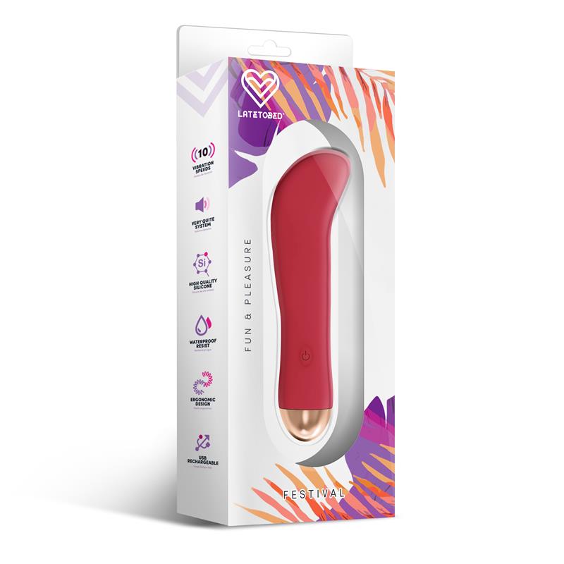 FESTIVAL - RAGON ESTIMULADOR 10 VELOCIDADES RUST RED