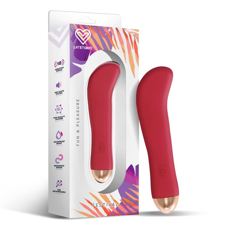 FESTIVAL - RAGON ESTIMULADOR 10 VELOCIDADES RUST RED