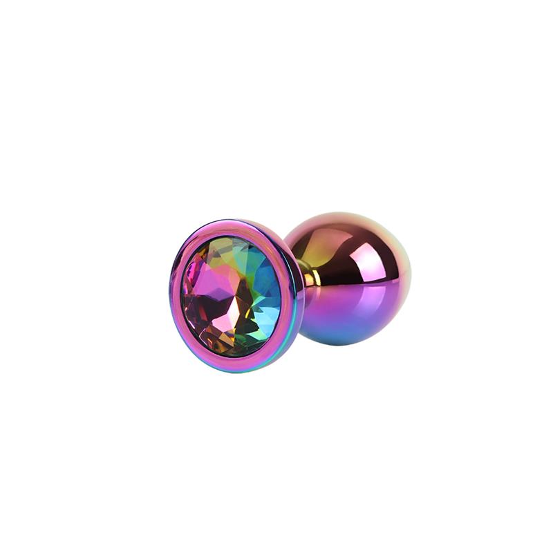 CHISA - RAINBOW GEM PLUG ANAL CON JOYA EN LA BASE TALLA M
