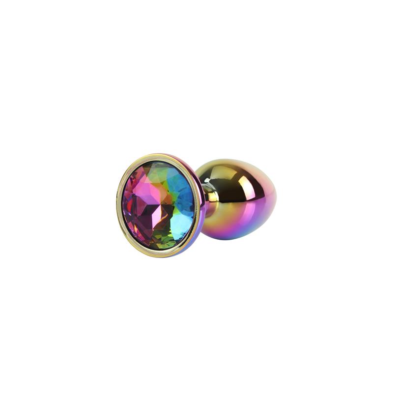 CHISA - RAINBOW GEM PLUG ANAL CON JOYA EN LA BASE TALLA S