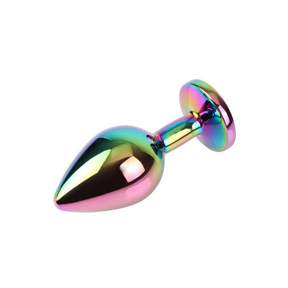 CHISA - RAINBOW GEM PLUG ANAL MULTICOLOR CON JOYA TALLA M