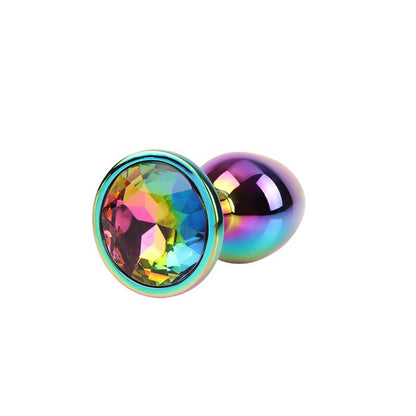 CHISA - RAINBOW GEM PLUG ANAL MULTICOLOR CON JOYA TALLA S