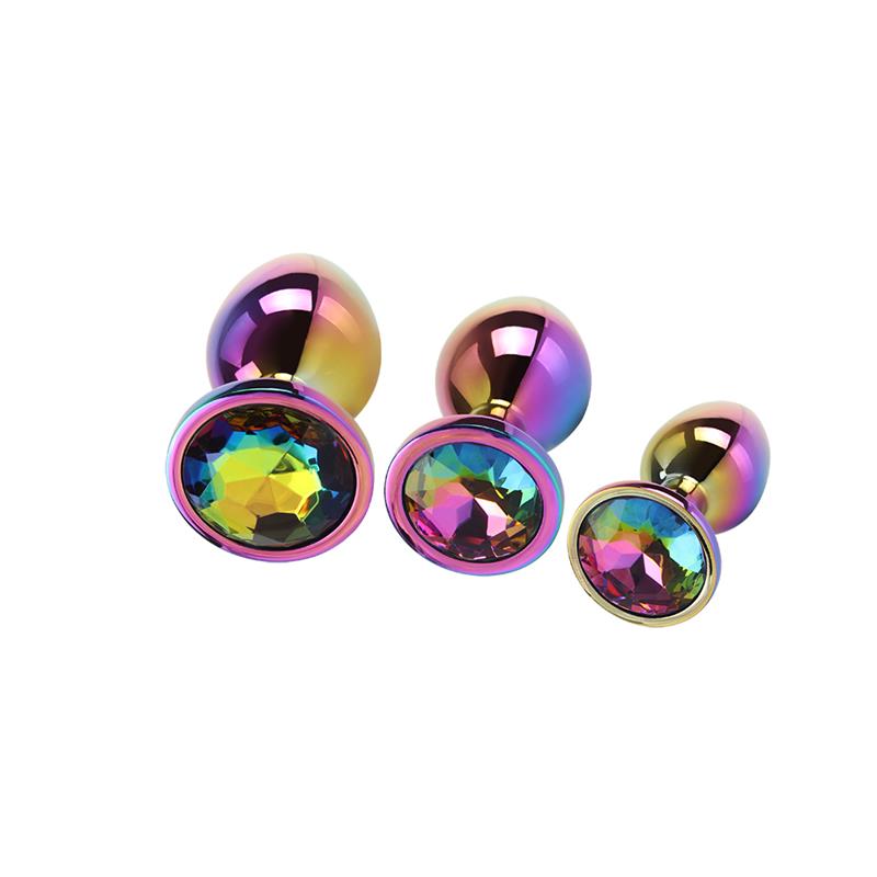 CHISA - RAINBOW GEM SET 3 PLUGS ANALES