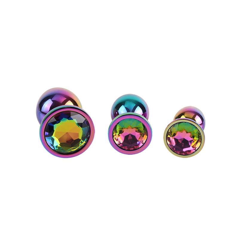 CHISA - RAINBOW GEM SET 3 PLUGS ANALES