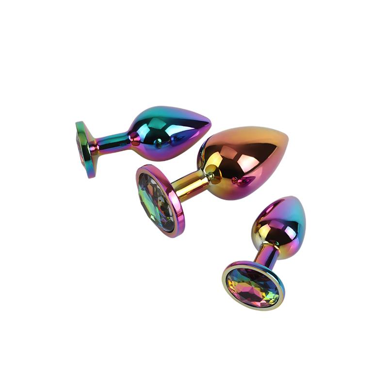 CHISA - RAINBOW GEM SET 3 PLUGS ANALES