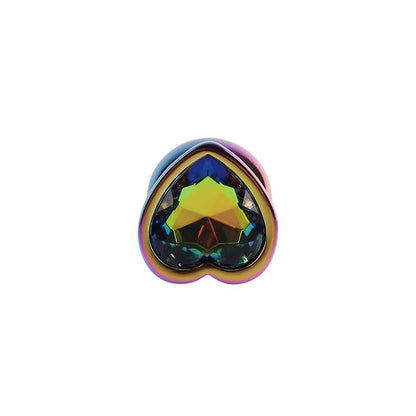 CHISA - RAINBOW HEART PLUG ANAL CON JOYA EN LA BASE TALLA M