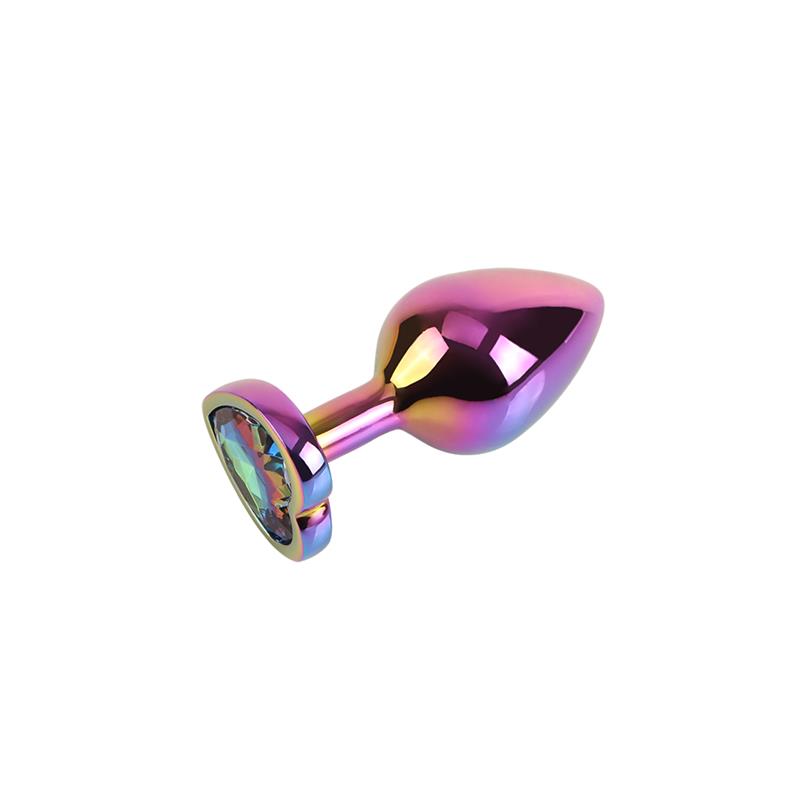 CHISA - RAINBOW HEART PLUG ANAL CON JOYA EN LA BASE TALLA M