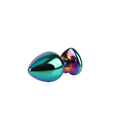 CHISA - RAINBOW HEART PLUG ANAL CON JOYA EN LA BASE TALLA M