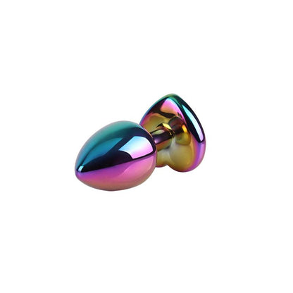 CHISA - RAINBOW HEART PLUG ANAL CON JOYA EN LA BASE TALLA S