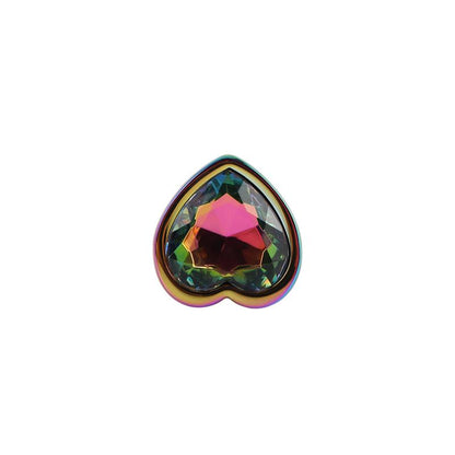 CHISA - RAINBOW HEART PLUG ANAL CON JOYA EN LA BASE TALLA S