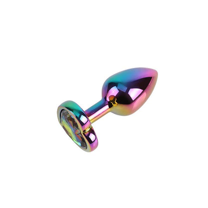 CHISA - RAINBOW HEART PLUG ANAL CON JOYA EN LA BASE TALLA S