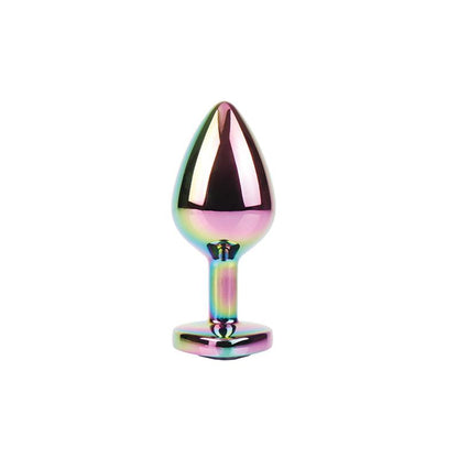 CHISA - RAINBOW HEART PLUG ANAL MULTICOLOR CON JOYA TALLA M