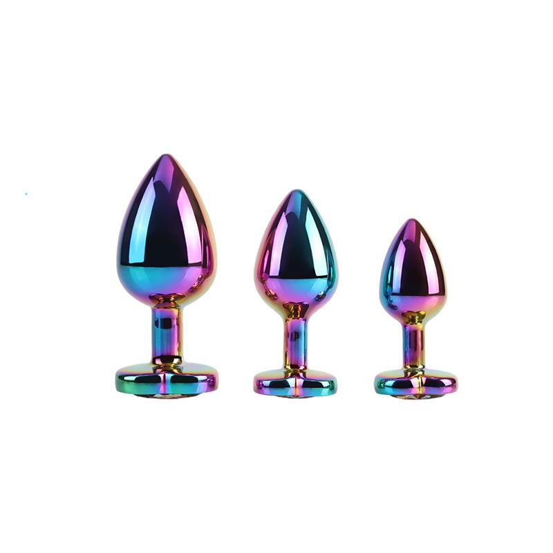 CHISA - RAINBOW HEART SET DE 3 PLUGS ANALES
