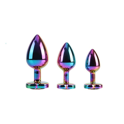 CHISA - RAINBOW HEART SET DE 3 PLUGS ANALES
