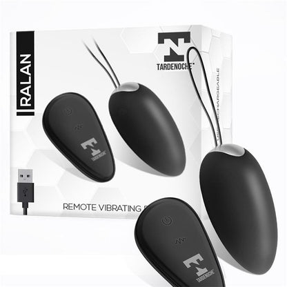 TARDENOCHE - RALAN HUEVO VIBRADOR CON CONTROL REMOTO USB MAGNÉTICO
