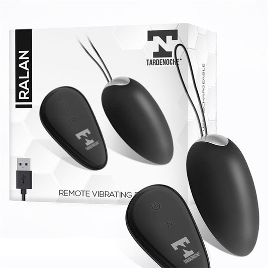 TARDENOCHE - RALAN HUEVO VIBRADOR CON CONTROL REMOTO USB MAGNÉTICO