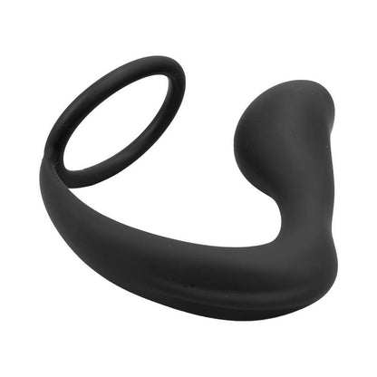 TARDENOCHE - RANDAL PLUG ANAL CON ANILLO PARA EL PENE SILICONA NEGRO