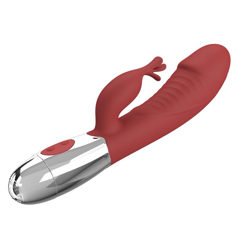 PRETTYLOVE - RASMUSSEN VIBRADOR 30 FUNCIONES ROJO