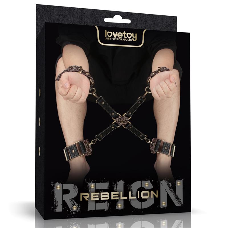 LOVETOY - REBELLION REIGN ATADURAS HOGTIE SET