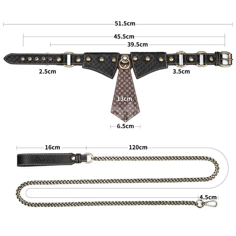 LOVETOY - REBELLION REIGN COLLAR CON CADENA