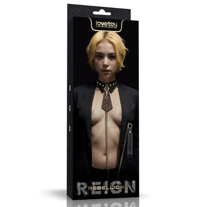 LOVETOY - REBELLION REIGN COLLAR CON CADENA