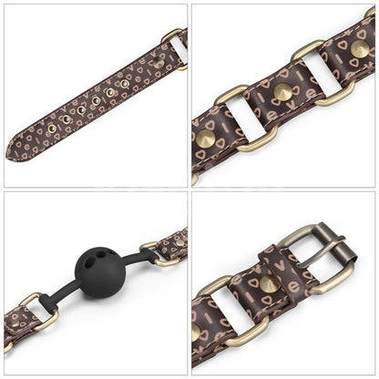 LOVETOY - REBELLION REIGN MORDAZA DE BOLA DE SILICONA TRANSPIRABLE