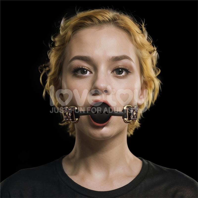 LOVETOY - REBELLION REIGN MORDAZA DE BOLA DE SILICONA TRANSPIRABLE