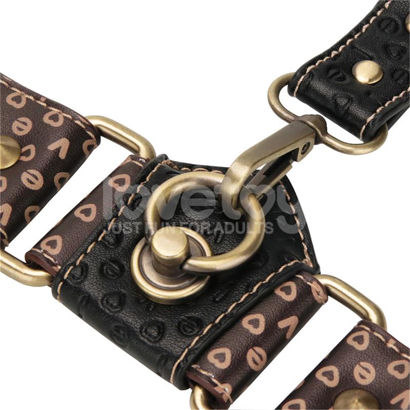 LOVETOY - REBELLION REIGN SET DE RESTRICCIONES PARA MUSLOS Y MUÑECAS