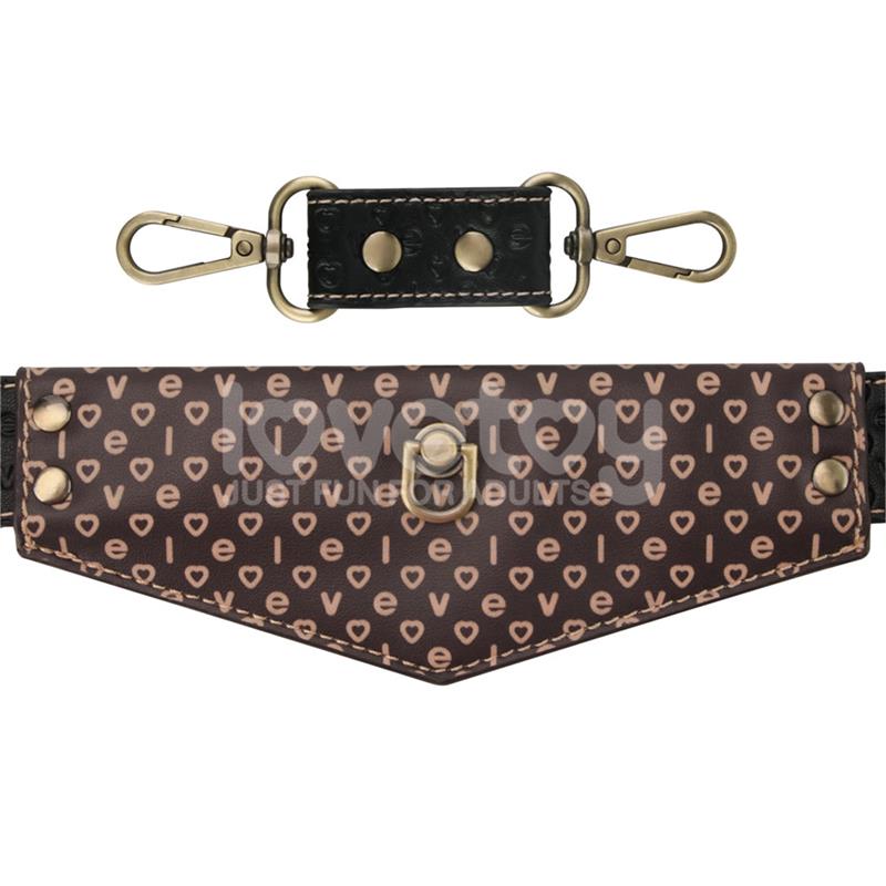 LOVETOY - REBELLION REIGN SET DE RESTRICCIONES PARA MUSLOS Y MUÑECAS