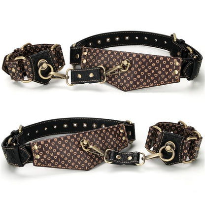 LOVETOY - REBELLION REIGN SET DE RESTRICCIONES PARA MUSLOS Y MUÑECAS