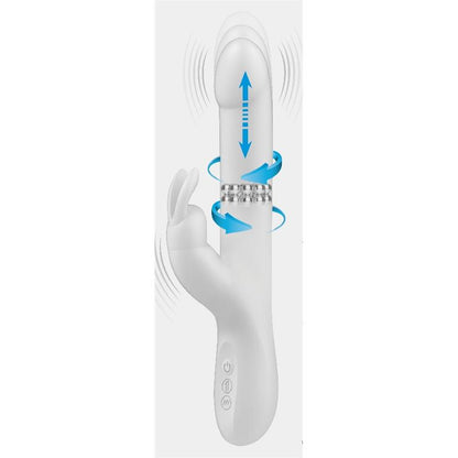 PRETTYLOVE - REESE VIBRADOR CON BOLAS GIRATORIAS Y MOVIMIENTO
