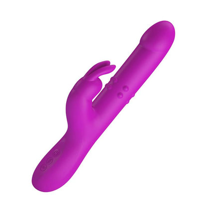 PRETTYLOVE - REESE VIBRADOR CON BOLAS INTERNAS Y THRUSTING USB