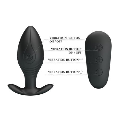 PRETTYLOVE - REGINA ROYAL PLUG ANAL CON CONTROL REMOTO USB