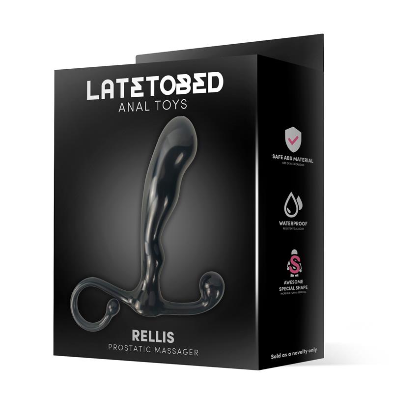 LATETOBED - RELLIS ESTIMULADOR PROSTÁTICO NEGRO