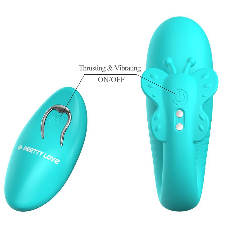 PRETTYLOVE - REMI ESTIMULADOR CON VIBRACIÓN Y THRUSTING