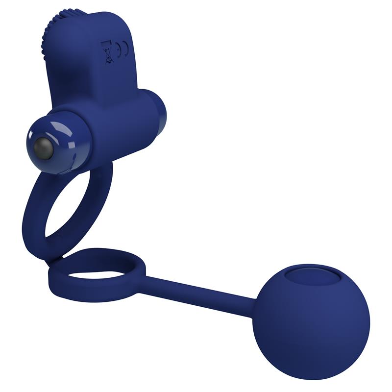 PRETTYLOVE - REMINGTON ANILLO VIBRADOR CON BOLA PÉNDULO