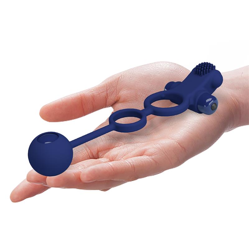 PRETTYLOVE - REMINGTON ANILLO VIBRADOR CON BOLA PÉNDULO