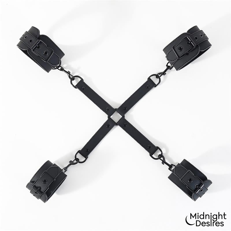 MIDNIGHT DESIRES - RESTRICCIONES CON ESPOSAS PARA MUÑECAS Y TOBILLOS