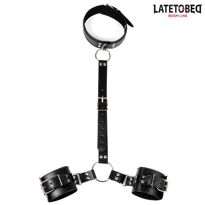 LATETOBED BDSM LINE - RESTRICCIONES DE COLLAR CON ESPOSAS