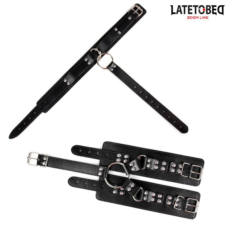 LATETOBED BDSM LINE - RESTRICCIONES DE COLLAR CON ESPOSAS